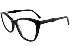 Gafas de acetato negras con forma de mariposa #BS2012-0260