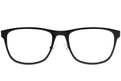 Gafas ovaladas de metal negro #BS2012-0435