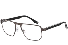 Aviator White Metal Glasses #BS2425-0101