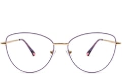 Butterfly Purple Metal Glasses #BS2425-0205