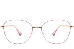 Butterfly Pink Metal Glasses #BS2425-0210