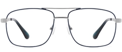 Gafas de metal azul aviador #BS2425-0239