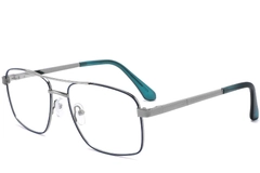 Gafas de metal azul aviador #BS2425-0248