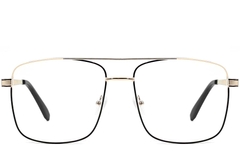 Gafas de aviador de metal dorado #BS2425-0357