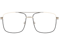 Gafas de aviador de metal dorado #BS2425-0357