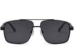 Gafas de sol de aviador de metal negro #BS2503-0060