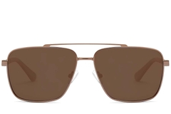Gafas de sol estilo aviador de metal cobre #BS2503-0067