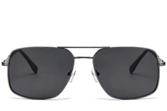 Gafas de sol de metal gris aviador # BS2503-0068