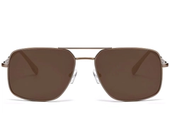 Gafas de sol estilo aviador de metal cobre #BS2503-0070