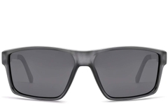 Gafas de sol rectangulares de plástico gris #BS2503-0072