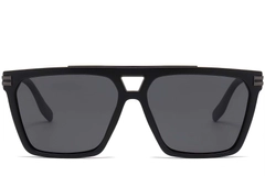 Gafas de sol de aviador de plástico negro # BS2503-0075