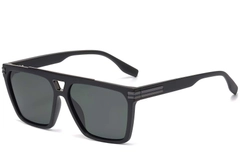 Gafas de sol de aviador de plástico negro # BS2503-0077