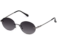 Gafas de sol invisibles de metal gris #BS2503-0084