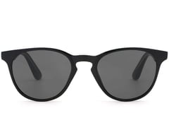 Gafas de sol ovaladas de plástico negro # BS2503-0100