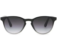 Lunettes de soleil ovales en plastique gris #BS2503-0101