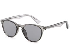 Gafas de sol ovaladas de plástico gris #BS2503-0103