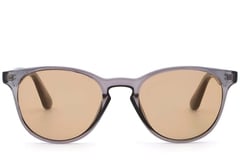 Gafas de sol ovaladas de plástico morado #BS2503-0104