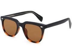 Gafas de sol rectangulares de plástico carey # BS2503-0109
