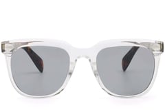 Gafas de sol rectangulares de plástico transparente #BS2503-0113