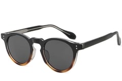 Ovale Schildpatt-Sonnenbrille aus Kunststoff #BS2503-0116