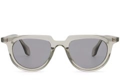 Gafas de sol ovaladas de plástico gris #BS2503-0121