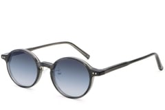 Oval Grey Plastic Sunglasses #BS2503-0135