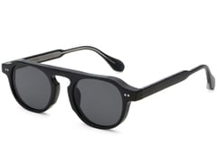 Gafas de sol de aviador de plástico negro # BS2503-0154
