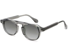 Gafas de sol de plástico gris aviador # BS2503-0155