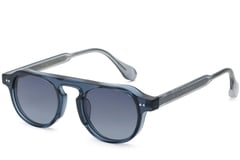 Gafas de sol de plástico azul aviador # BS2503-0157