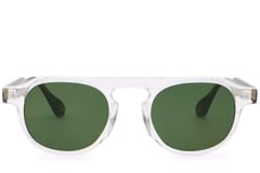 Gafas de sol de aviador de plástico transparente #BS2503-0159