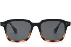 Gafas de sol rectangulares de plástico carey # BS2503-0161