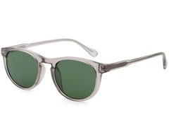 Gafas de sol ovaladas de plástico morado # BS2503-0175