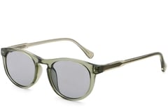 Gafas de sol ovaladas de plástico verde #BS2503-0178