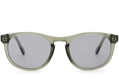 Gafas de sol ovaladas de plástico verde #BS2503-0178