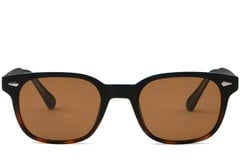 Gafas de sol rectangulares de plástico carey # BS2503-0181