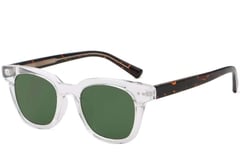 Gafas de sol rectangulares de plástico transparente #BS2503-0189