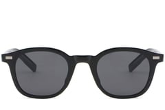 Oval Black Plastic Sunglasses #BS2503-0197
