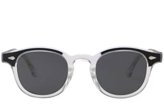 Oval Transparent Plastic Sunglasses #BS2503-0203