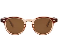 Oval Orange Plastic Sunglasses #BS2503-0205
