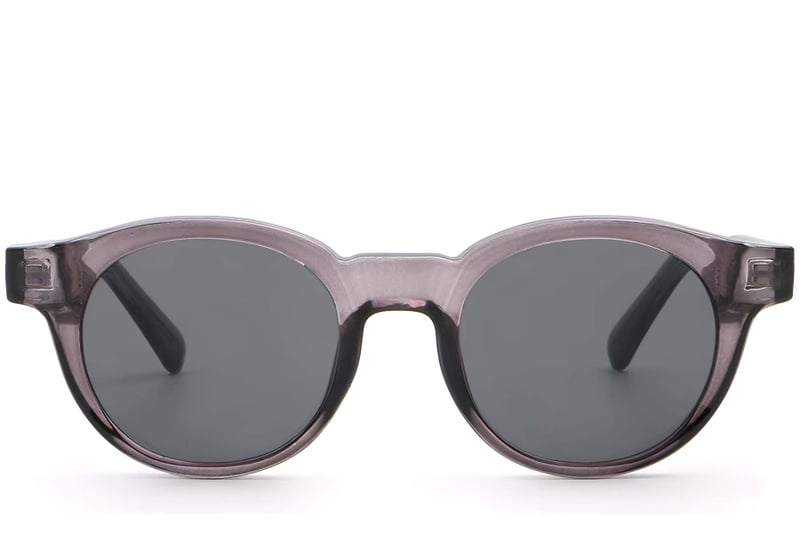 Oval Purple Plastic Sunglasses #BS2503-0225