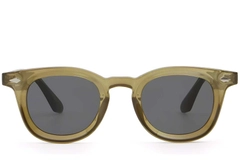 Oval Green Plastic Sunglasses #BS2503-0280