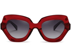 Butterfly Red Acetate Sunglasses #BS2607-0051