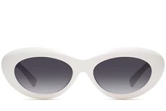 Butterfly Cream Acetate Sunglasses #BS2607-0072