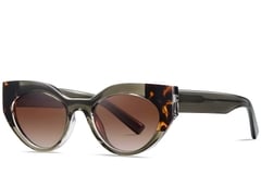 Butterfly Green Acetate Sunglasses #BS2607-0079