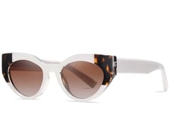 Butterfly Cream Acetate Sunglasses #BS2607-0080