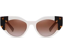 Butterfly Cream Acetate Sunglasses #BS2607-0080