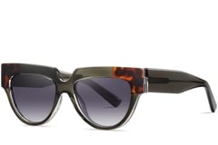 Butterfly Green Acetate Sunglasses #BS2607-0084