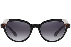 Butterfly Black Acetate Sunglasses #BS2607-0087