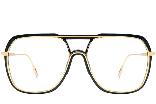 Lunettes aviateur noires TR90 #BS0406-0522