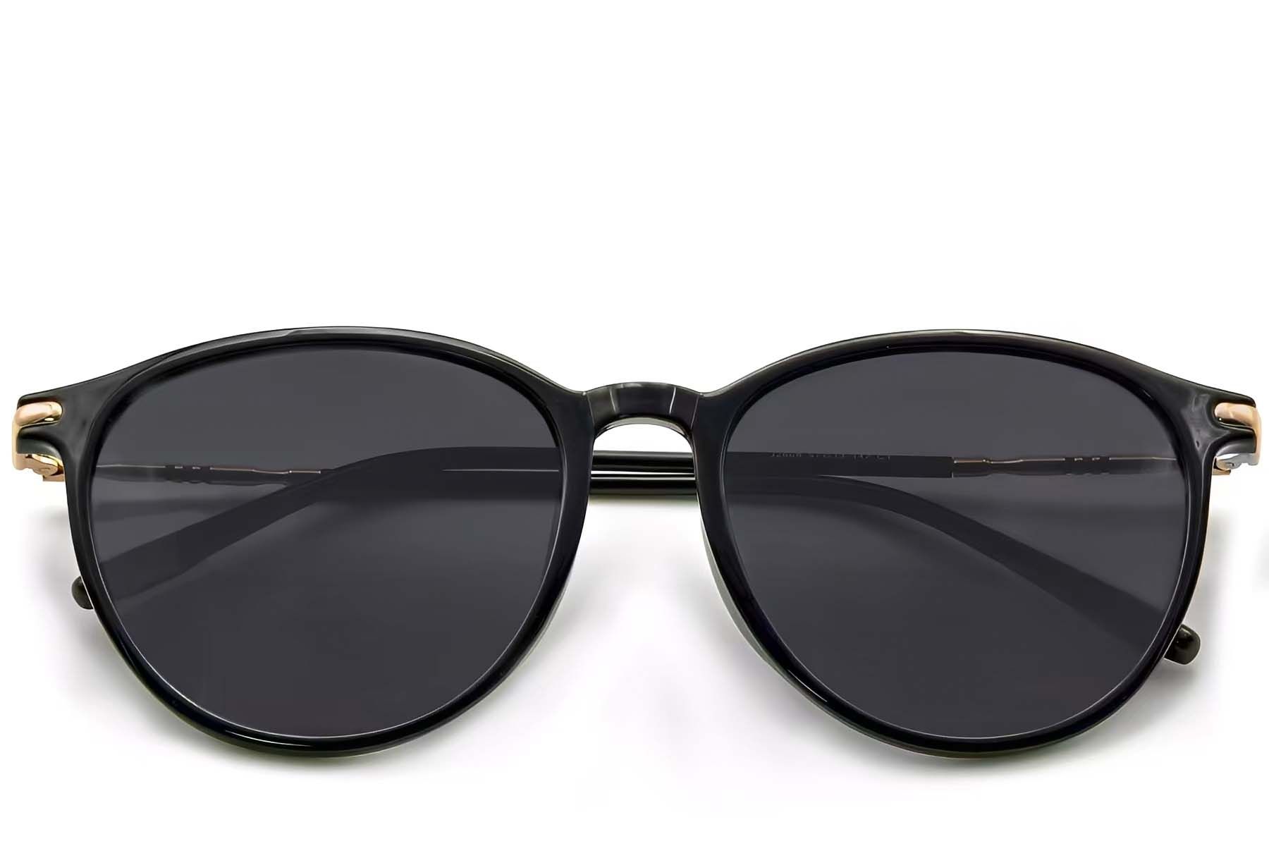 Oval Black TR90 Sunglasses #BS0824-0041